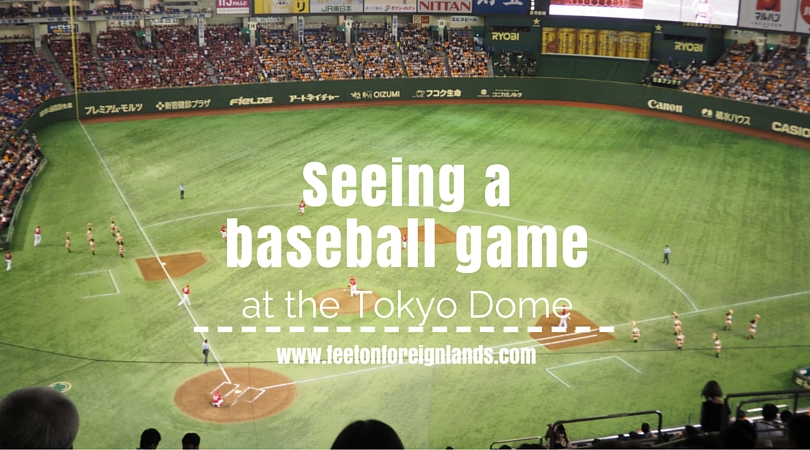 Alles über das riesige Baseballspiel in Tokyo Dome in Japan