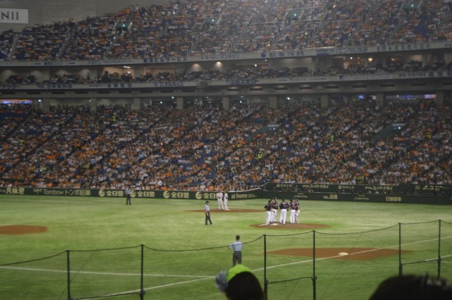 Coming with Giants Baseball Game at Tokyo Dome Japan 3