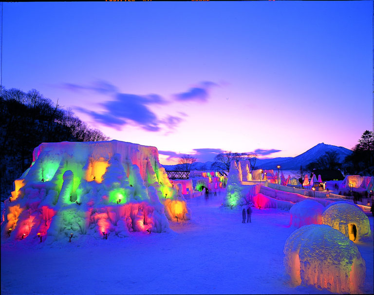 Exploring Lake Shikotsu Ice Festival Japan 2024 4
