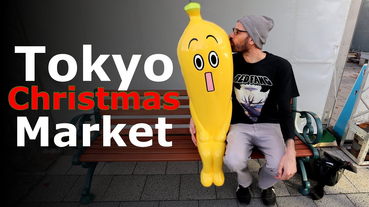 Explorez le marché de Noël Tenjin, Japon