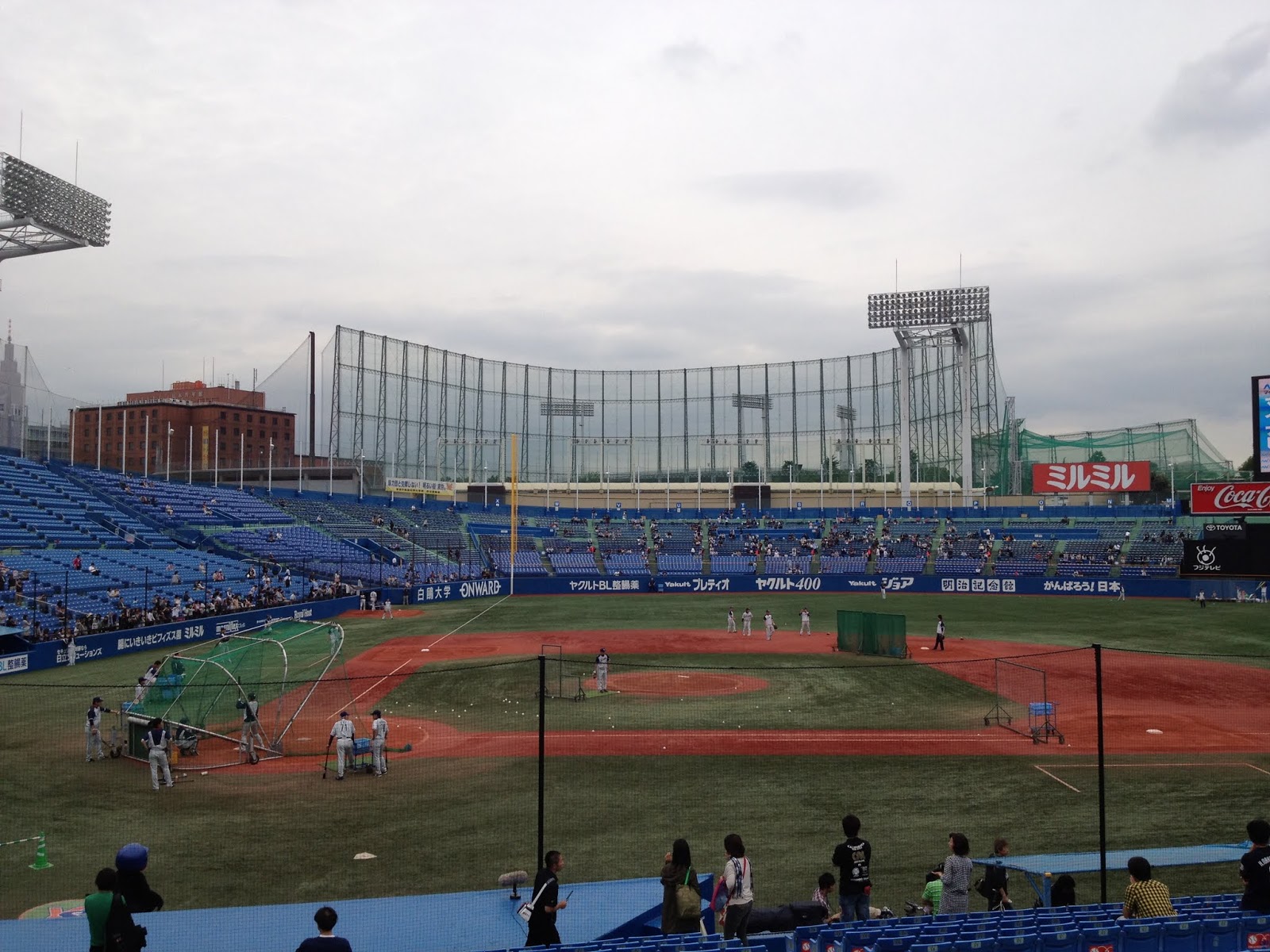 Going up Baseball at Meiji Jingu Stadium Japan 2024 5