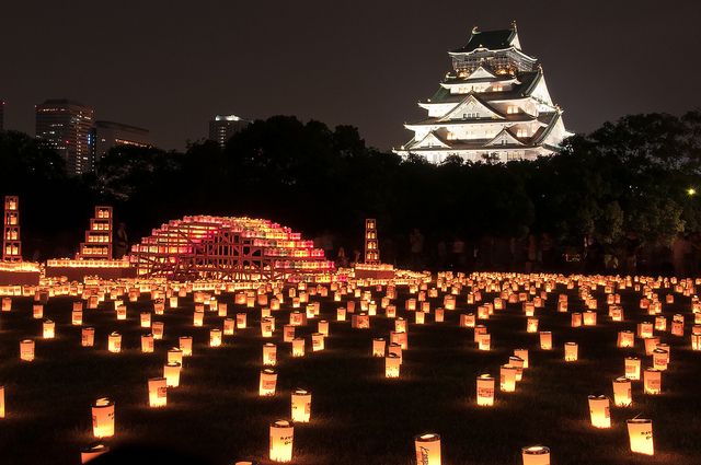 Discovering Lantern Night Osaka Japan 5