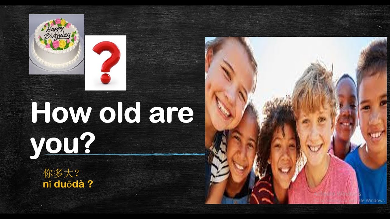 „Wie alt bist du?“, Fragen Sie auf Chinesisch das Alter von jemandem.