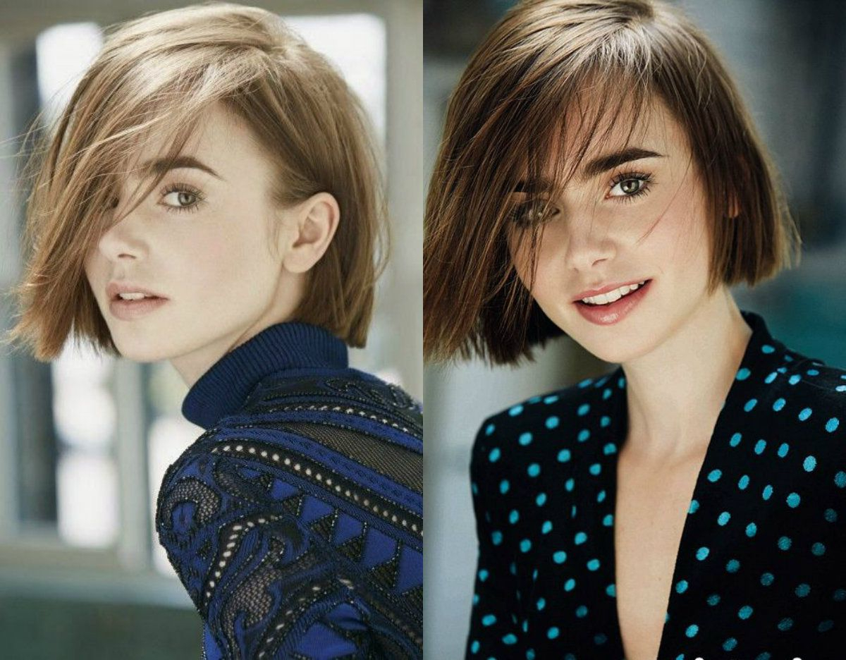 12 best Sharp Blunt Bob Cut with Short Bangs for 2024 2