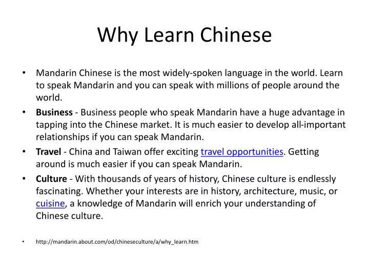 Why learn Chinese – Reasons to learn the language 2
