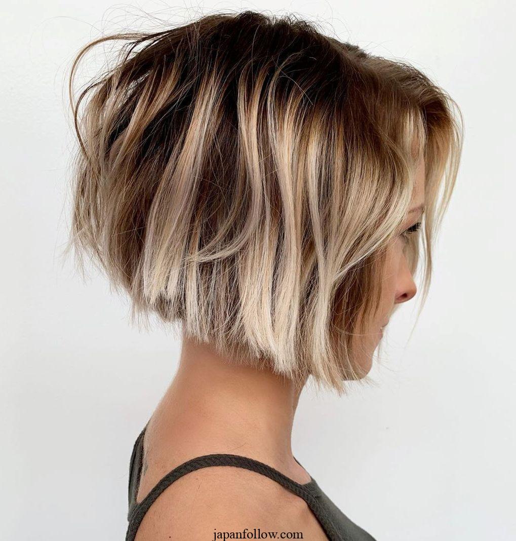 12 best Sharp Blunt Bob Cut with Short Bangs for 2024 4