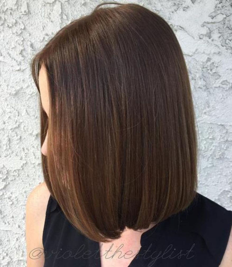 12 best Short Blunt Bob with Highlights and Shadow Root 2024 5