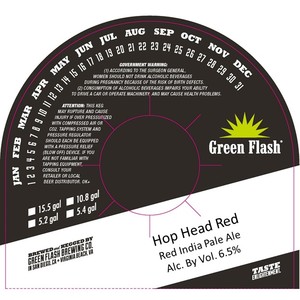 Green Flash Hop Head Red Ale 1/6 Legh