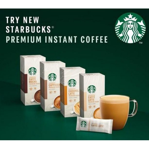 Nestle Japan Starbucks Premium Mixes Caffe Mocha 4 Sticks - Starbucks Mocha Coffee 5