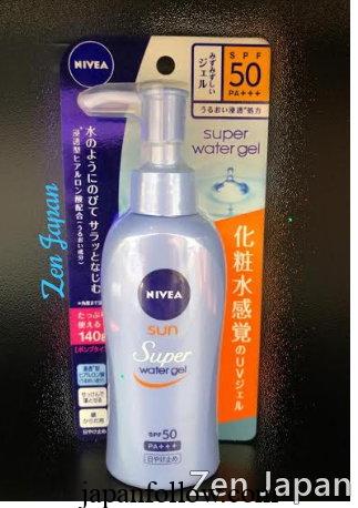 Nivea Super Water Gel SPF50 PA++++ Pump Refill 125g 4