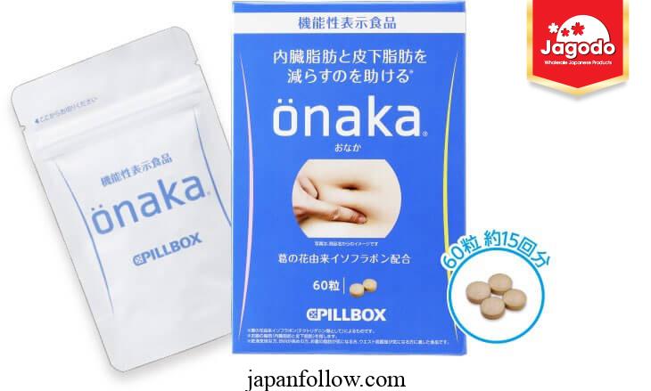 Pillbox Onaka Diet Weight Loss 60 Tablets - Japan Belly Fat Reduction Pills 4