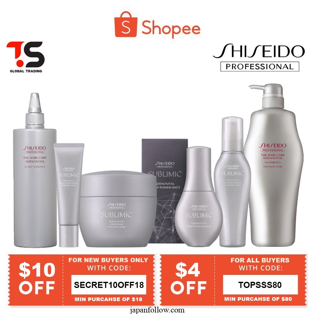 Shiseido Professional The Hair Care Adenovital Shampoo For Thinning Hair 1000ml