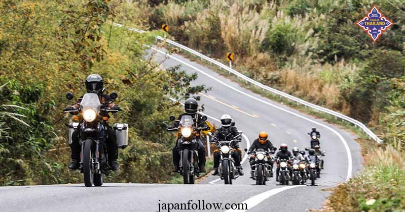 Save the driving route with the Royal Enfield Tour of Thailand 2024.